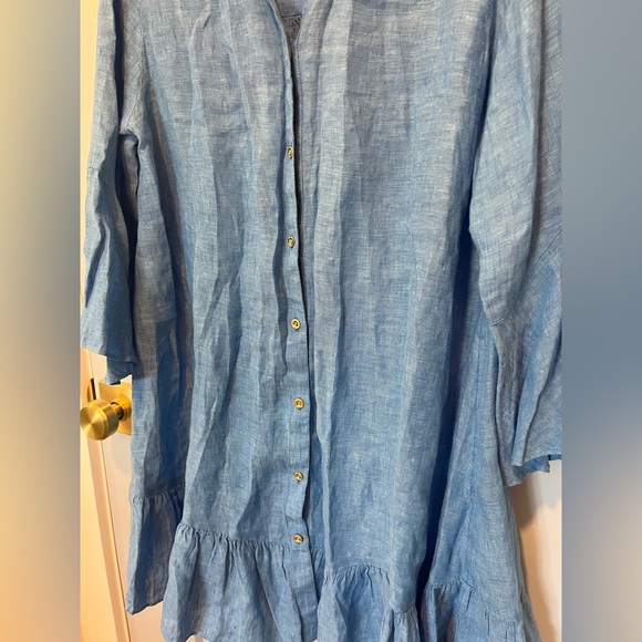 Lilly Pulitzer Linley Collared Dress Button-Up - Picture 6 of 11